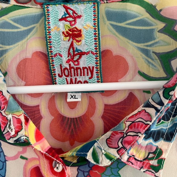 Johnny Was Multicolor Patterned Blouse - Picture 5 of 8